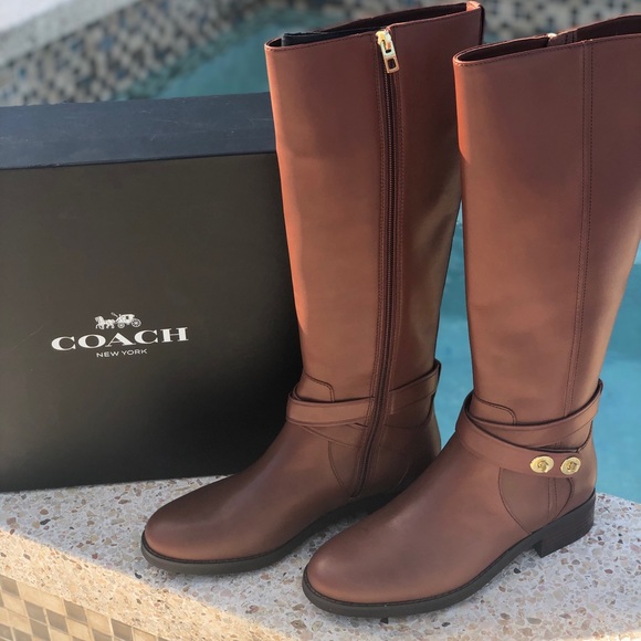 Coach Shoes - ONE DAY SALE! 🎈NWT Coach Dark Saddle Boots🎈